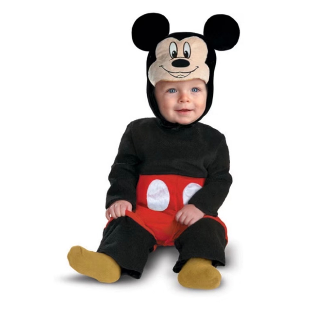 disney mickey mouse halloween costume, unisex baby infant size 12-18 months